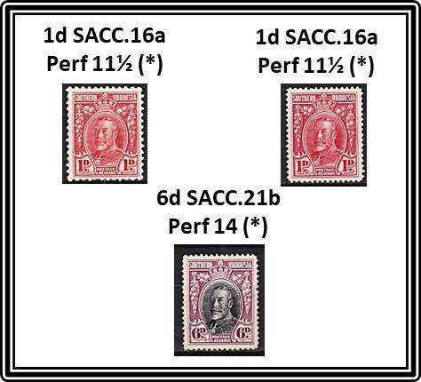 Southern Rhodesia Mint (*) & UMM (**) Selection - CV = ±R2,000+ See Scans & Description