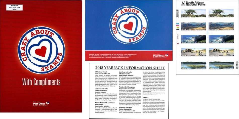 Scarce Complete 2018 UNOPENED South Africa Year Pack UMM (**) - Excellent Value