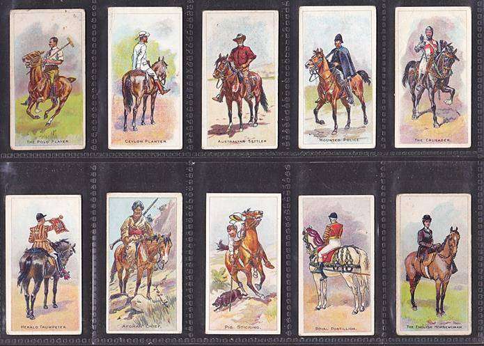 Very Scarce Thematics - Tabaco Cards "RIDERS OF THE WORLD"
