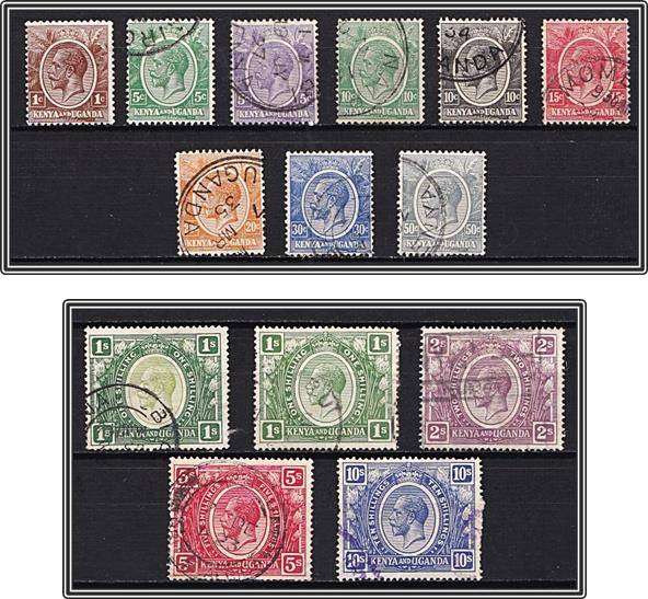 1922 K.U.T KGV VFU Short Set to 10/- *** CV = £110+ ***