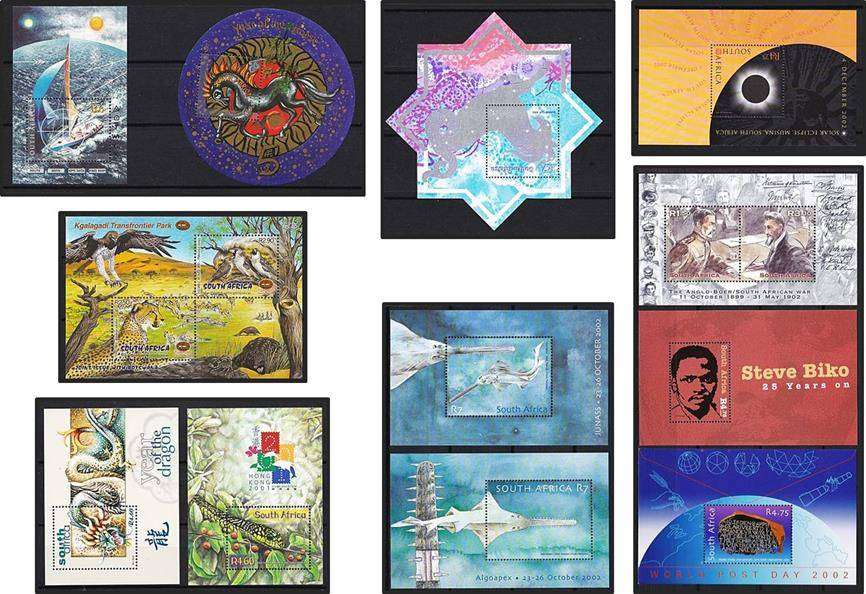 2000-2002 SA UMM (**) Minisheets x 12 *** EXCELLENT ***