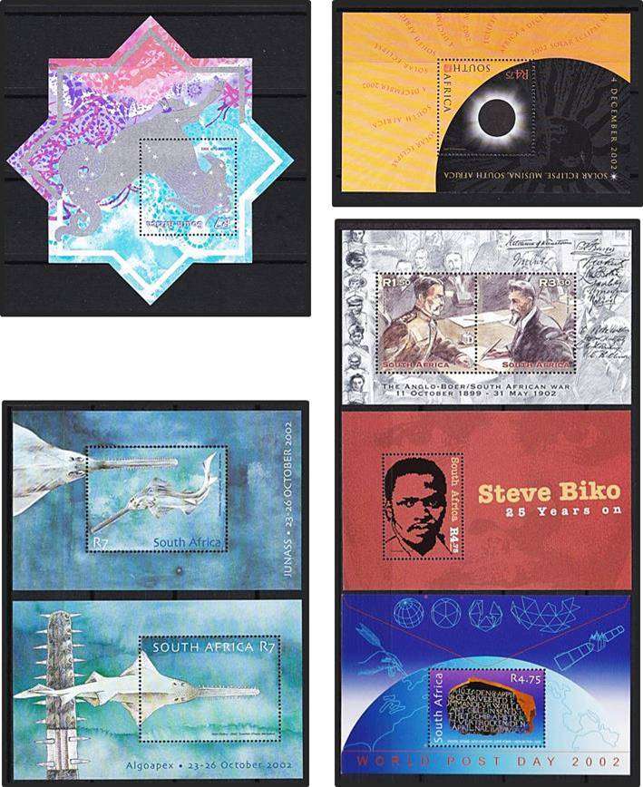 2000-2002 SA UMM (**) Minisheets x 12 *** EXCELLENT ***