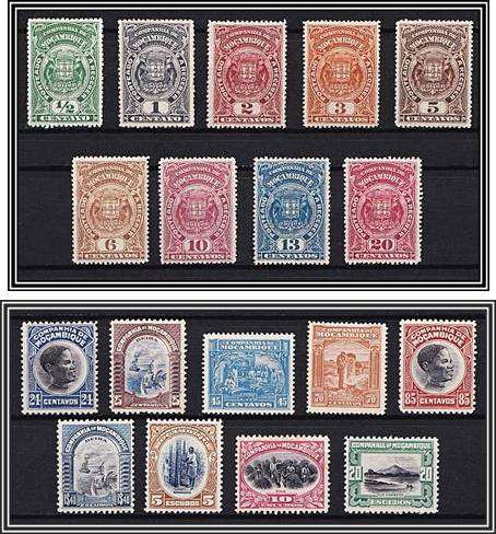 Early Mozambique to high value Mozambique Company Issues MM (*)