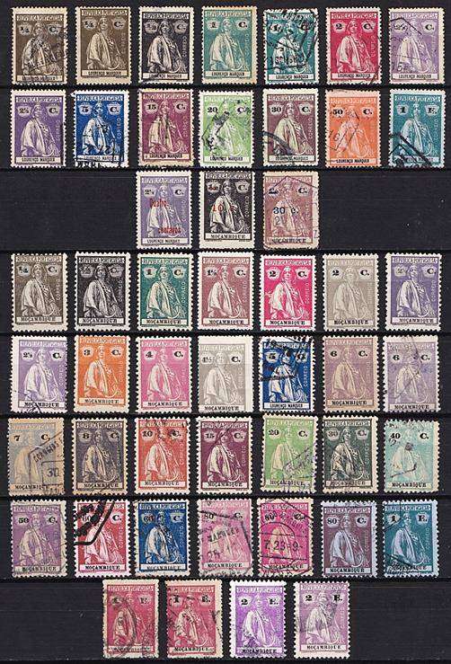 Great Collection of Lorenzo Marques & Mozambique CERES 1912 onwards.  Some Very Rare!