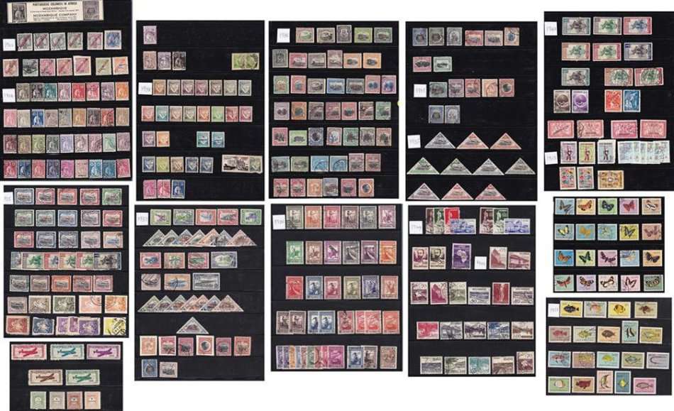 Fantastic Early Mozambique & Mozambique Company Collection of Mint & VFU Sets & Issues