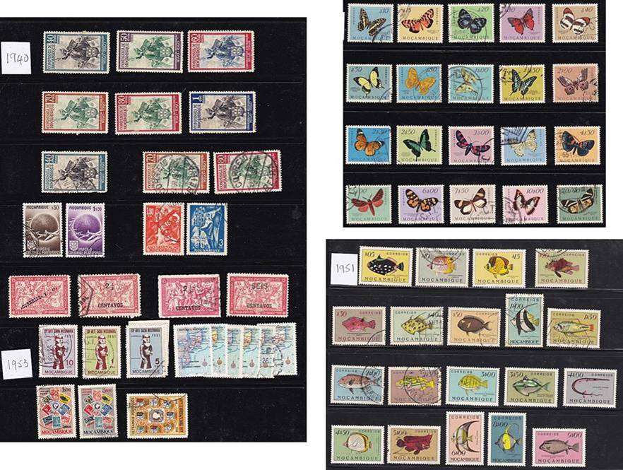 Fantastic Early Mozambique & Mozambique Company Collection of Mint & VFU Sets & Issues
