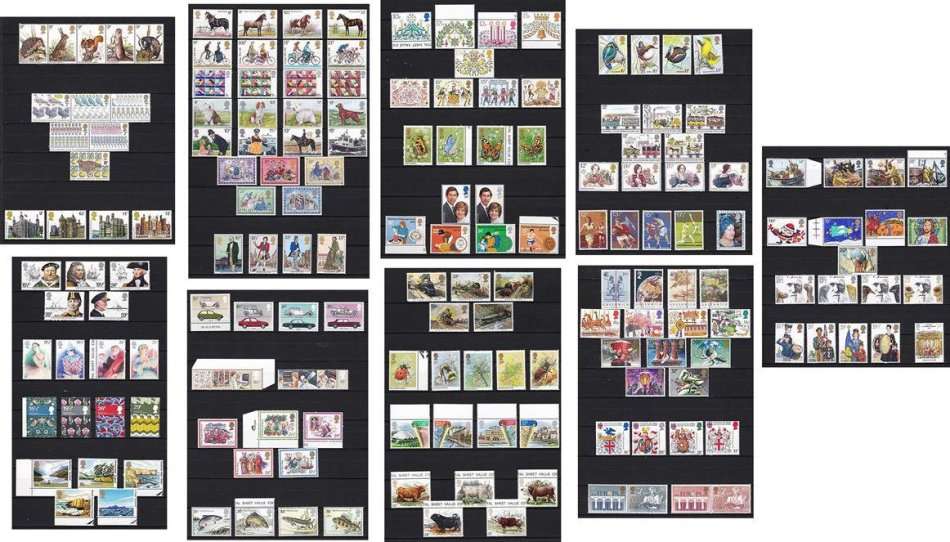 1977-1985 Selection of 40 x GBR UMM/MM (95% UMM) Sets - 1 x Bid per Set *** CV = R1,850+ ***