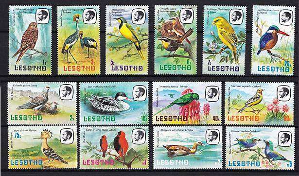 1981 Lesotho Birds UMM (**) Set *** CV  R500+ ***