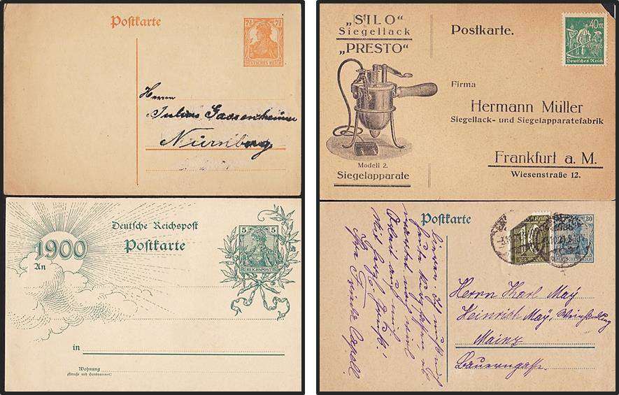 15 x German Reich Early 1900s Postal History Postcards - 2 x Political Propaganda Items?