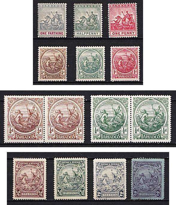 Barbados "Seahorses" Issues MM (*)   *** Great CV!!! ***