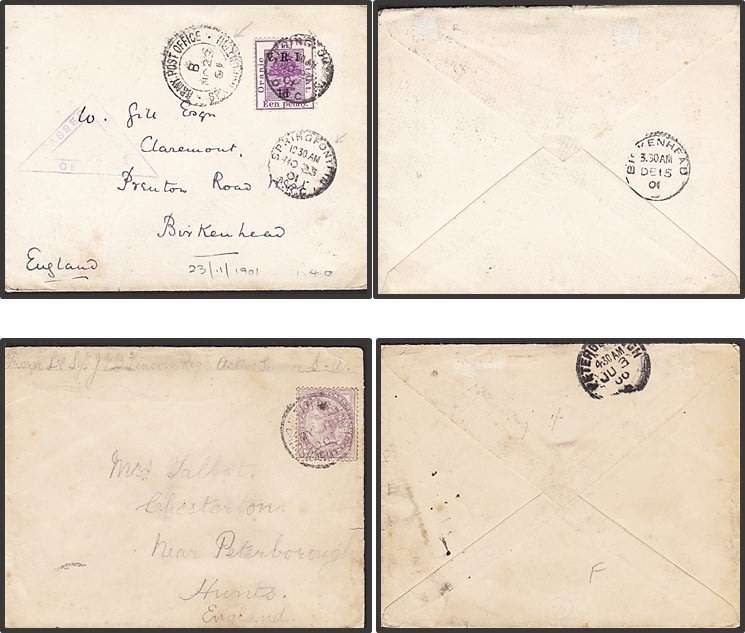 BOER WAR - 5 x "FIELD P.O." Covers - Great Postmarking