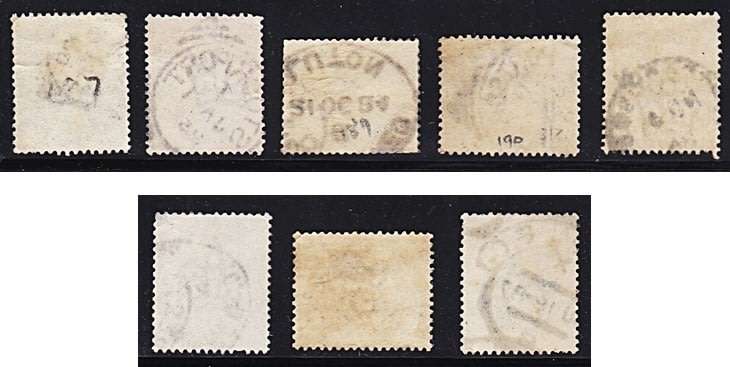 1883-84 GBR QV Fine Used Set (No 9d) Good Postmarking  *** CV = R20,000+ ***