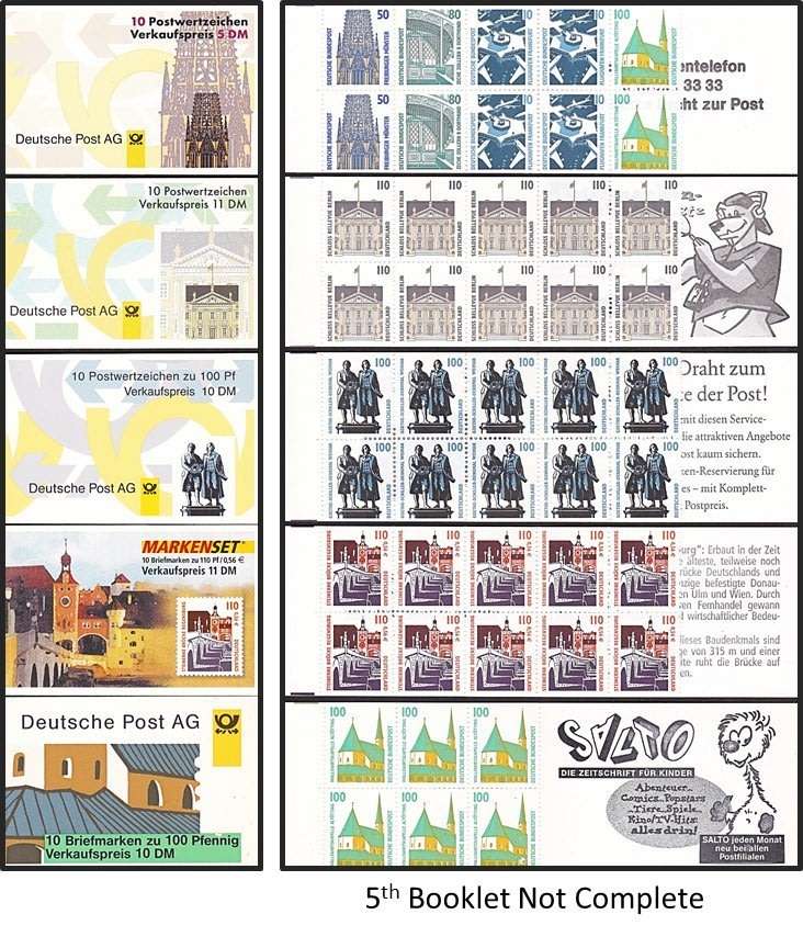 GERMANY - UNEXPLODED BOOKLETS (Most) *** SEE SCANS ***