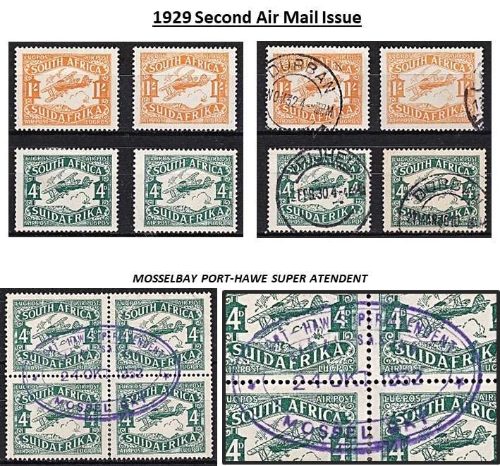 1929 2nd Union Airmail Issue COLLECTION - MM/VFU Sets, Rare Usage & Cover *** SEE SCANS ***