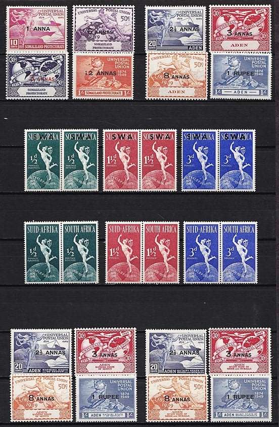 1949 UPU Complete UMM (**) Issues x 306 (Excl Fr. New Hebrides)   ***  CV = R8,000+ ***