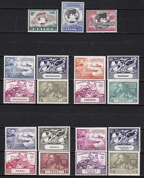 1949 UPU Complete UMM (**) Issues x 306 (Excl Fr. New Hebrides)   ***  CV = R8,000+ ***