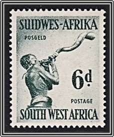 1954 S.W.A. 6d Definitive UMM (**) VARIETY SACC.187a - REVERSED WMK   *** CV = R5,000 ***