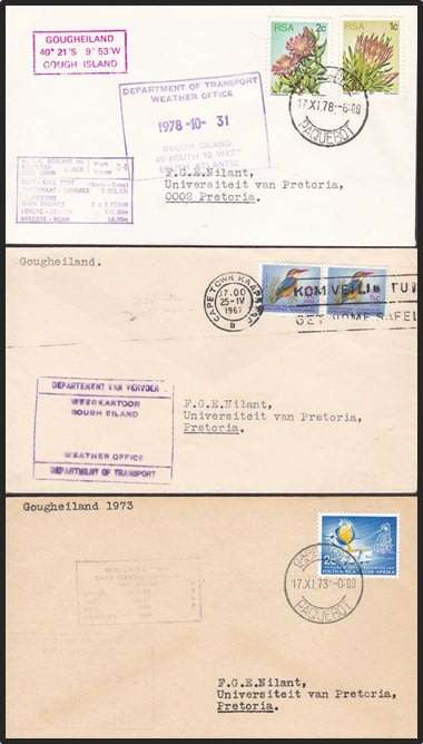 1970's Antarctic Expeditions (15 Covers) - Mostly Gough Island Covers *** SOME VERY SCARCE ***