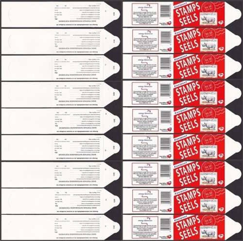 1993 RHINO Booklet COVERS - NEVER USED - Printer's Waste - Different Numbers/Issues