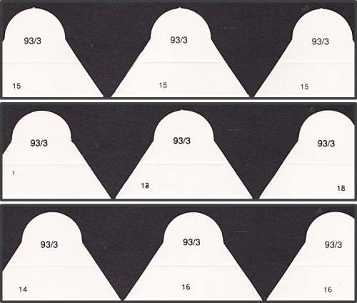 1993 RHINO Booklet COVERS - NEVER USED - Printer's Waste - Different Numbers/Issues