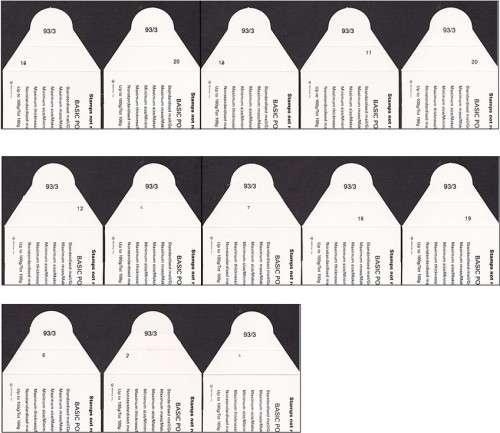 1993 RHINO Booklet COVERS x 13 - NEVER USED - Printer's Waste - Different Numbers/Issues