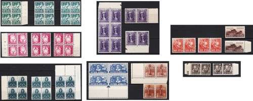 1941 Large Wars UMM (**) Multiples with Varieties/Shades  *** HIGH CV LOT !!!  ***