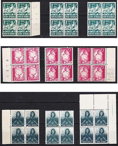 1941 Large Wars UMM (**) Multiples with Varieties/Shades  *** HIGH CV LOT !!!  ***