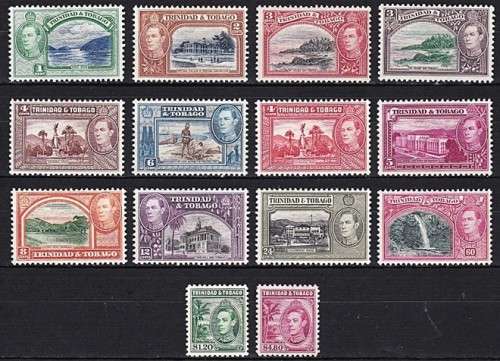 1938 Trinidad and Tobago KGVI MM (*) Set (SG.246-56) *** CV  R2,300+ ***