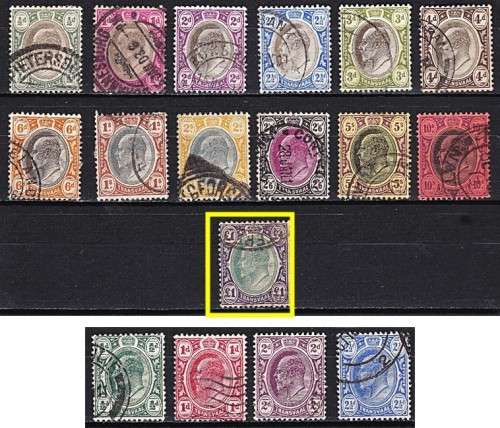 1904/9 KEVII Transvaal Full VFU Sets (SACC.266-278 and 279-282) *** CV  R2,136 ***