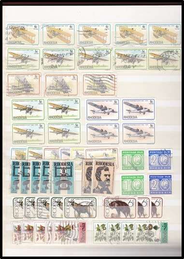 Old LIGHTHOUSE 16/32 Stockbook - Only Partially Scanned *** EXCELLENT RHODESIAS  ***