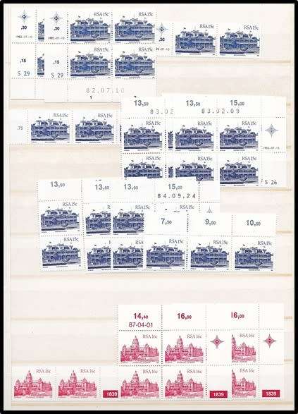 16 Page/32 Sides Lighthouse Stockbook - Filled with Buildings Definitives CONTROLS