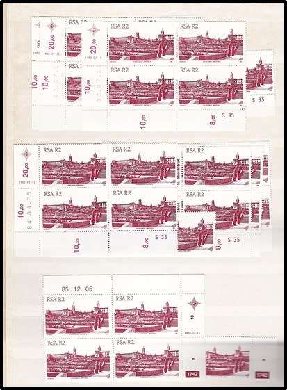 16 Page/32 Sides Lighthouse Stockbook - Filled with Buildings Definitives CONTROLS