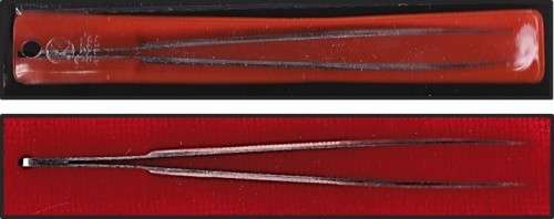 Keihl Straight Pointed Stamp Tongs - NEW - 15cm for delicate handling