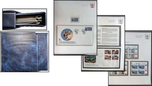 1987-89 S.W.A. INTERSAFA Album + Sleeve (Glasine Inserts) - Issues/FDCs/Postcards etc