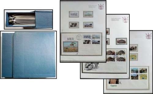 1982-86 S.W.A. INTERSAFA Album + Sleeve (Glasine Inserts) - Issues/FDCs/Postcards etc