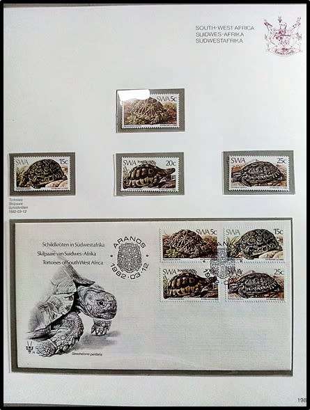 1982-86 S.W.A. INTERSAFA Album + Sleeve (Glasine Inserts) - Issues/FDCs/Postcards etc