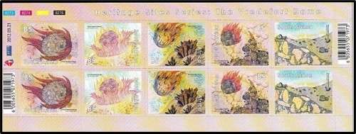 2012 RSA - Vredefort Dome FULL SELF-ADHESIVE SHEETLET *** CV  R600 - HIGH FACE VALUE***