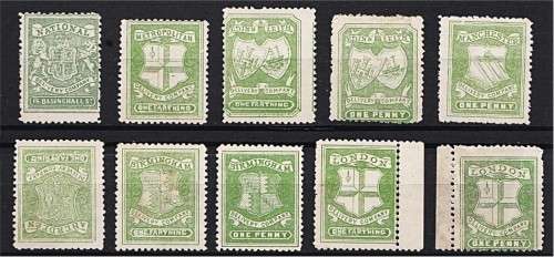 Very Scarce GB `DELIVERY COMPANY` Mint Issues from various Companies and Denominations