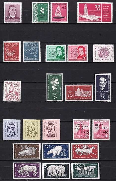 1956/7 DDR UMM (**) Sets - Most Issues  *** CV  R1,500 ***