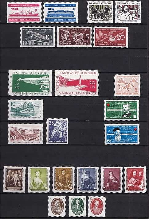 1956/7 DDR UMM (**) Sets - Most Issues  *** CV  R1,500 ***
