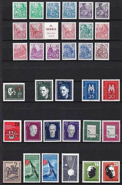 1956/7 DDR UMM (**) Sets - Most Issues  *** CV  R1,500 ***