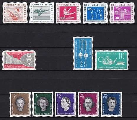 1958/9 DDR UMM (**) Sets - Most Issues  *** CV  R1,700 ***