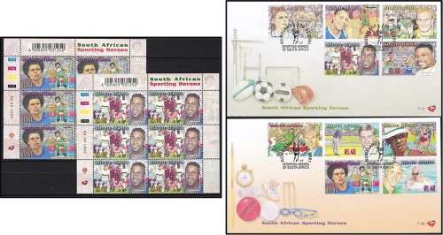 2001 RSA Sporting Heroes Extended Controls and Covers *** CV  R820+ ***