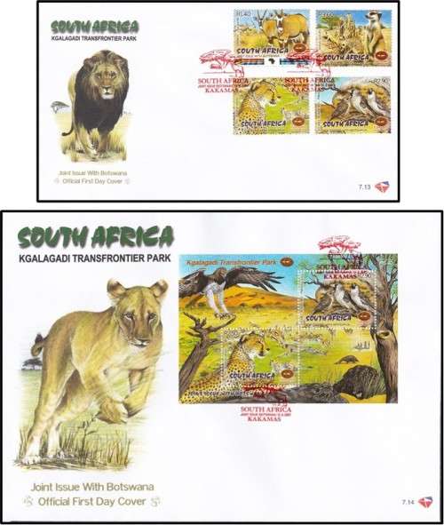 2001 RSA Kgalagadi Extended Controls and Covers *** CV  R590+ ***