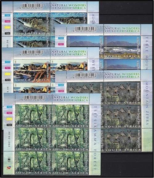 2001 RSA Natural Wonders Extended Controls and Covers *** CV  R2,100+ ***