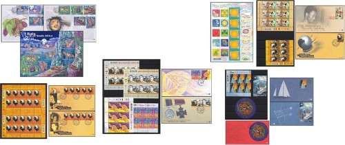 2001 RSA Extended Controls, Minisheets and FDCs  *** CV  R1,780+ ***