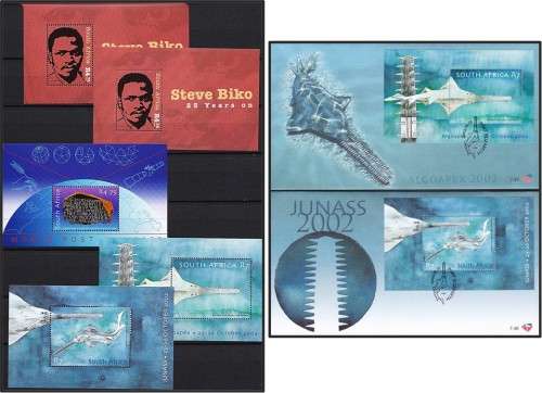 2002 RSA Extended Controls, Minisheets and FDCs  *** CV  R1,200+ ***