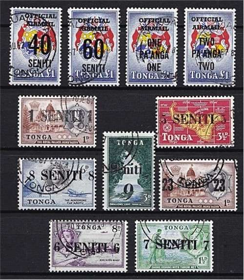 Fantastic Tonga Surcharge UMM/VFU Sets/Lot  *** HIGH CV ***