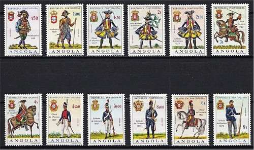 Angola, St Tome, Cabo Verde UNIFORM Themed Full MM (*) Sets