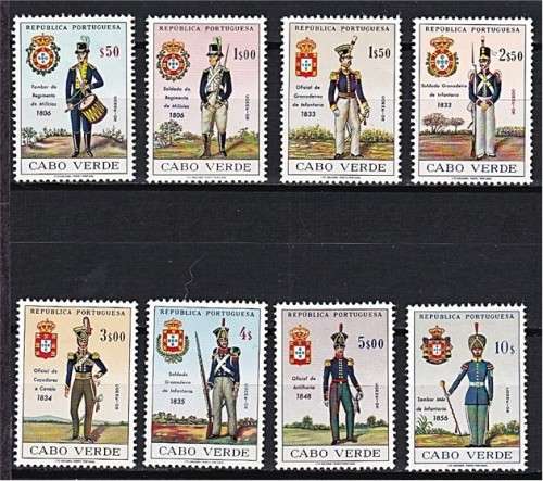 Angola, St Tome, Cabo Verde UNIFORM Themed Full MM (*) Sets